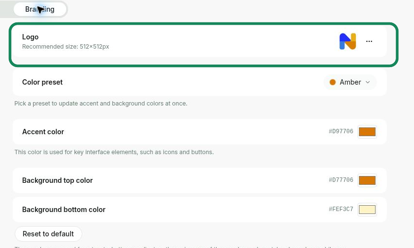 Icon web app format on RNTOR's coworking space management platform