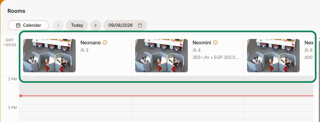Cover Photo format on RNTOR's coworking space management platform