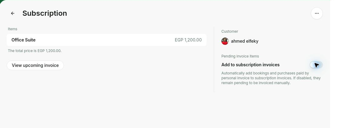 Keep personal invoice purchases separate from subscription invoices in RNTOR