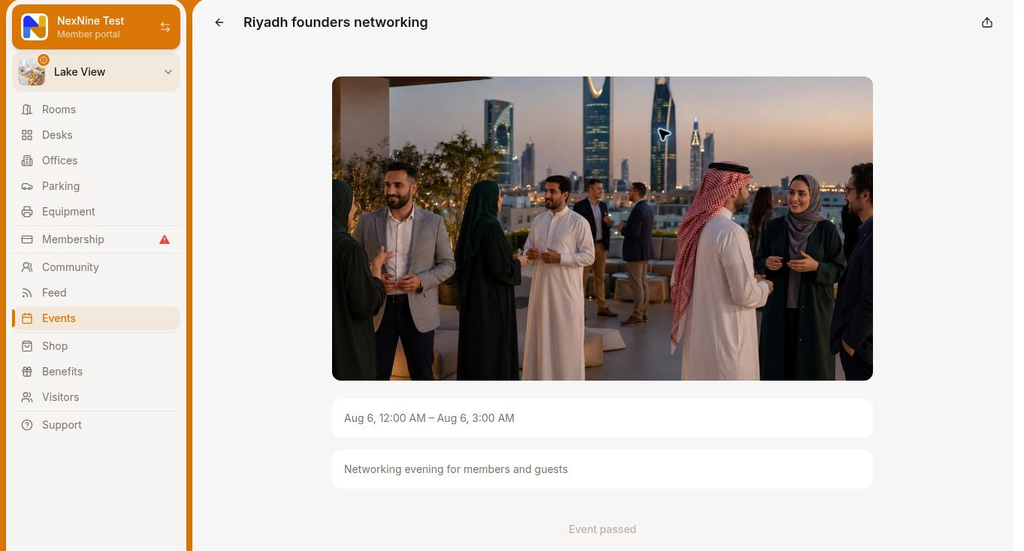 Member Events How Users Join The Event Get Ticket