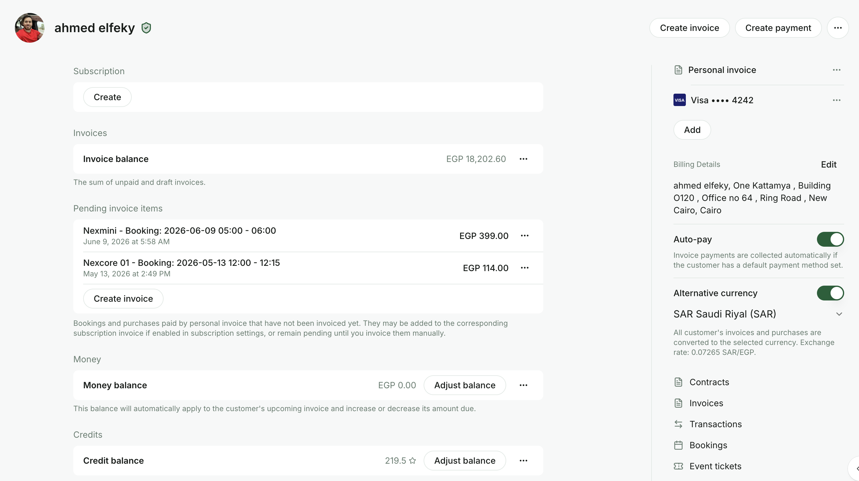 Assign an alternative currency to a customer in RNTOR
