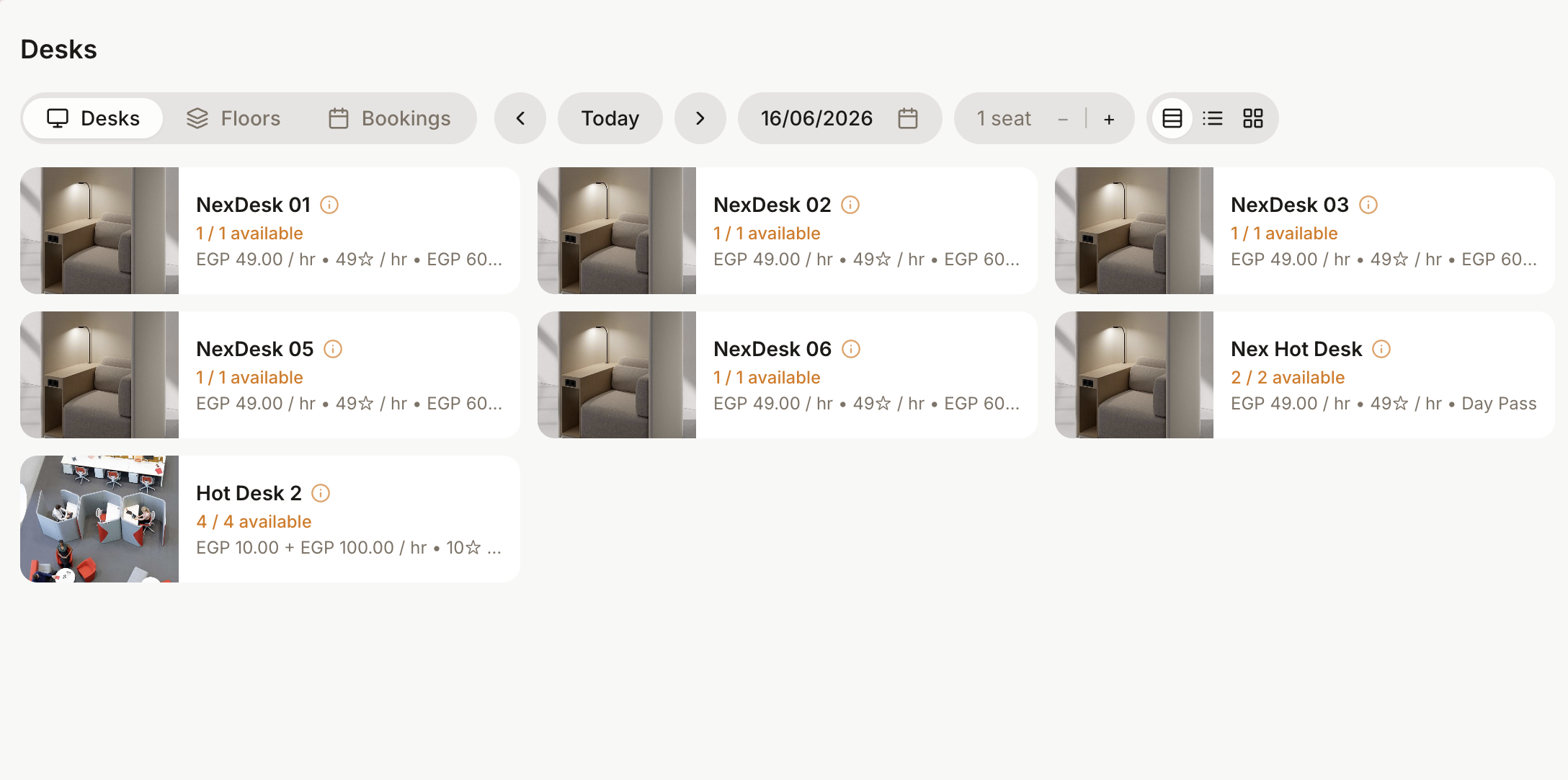 View resource prices in the location currency in the RNTOR member portal