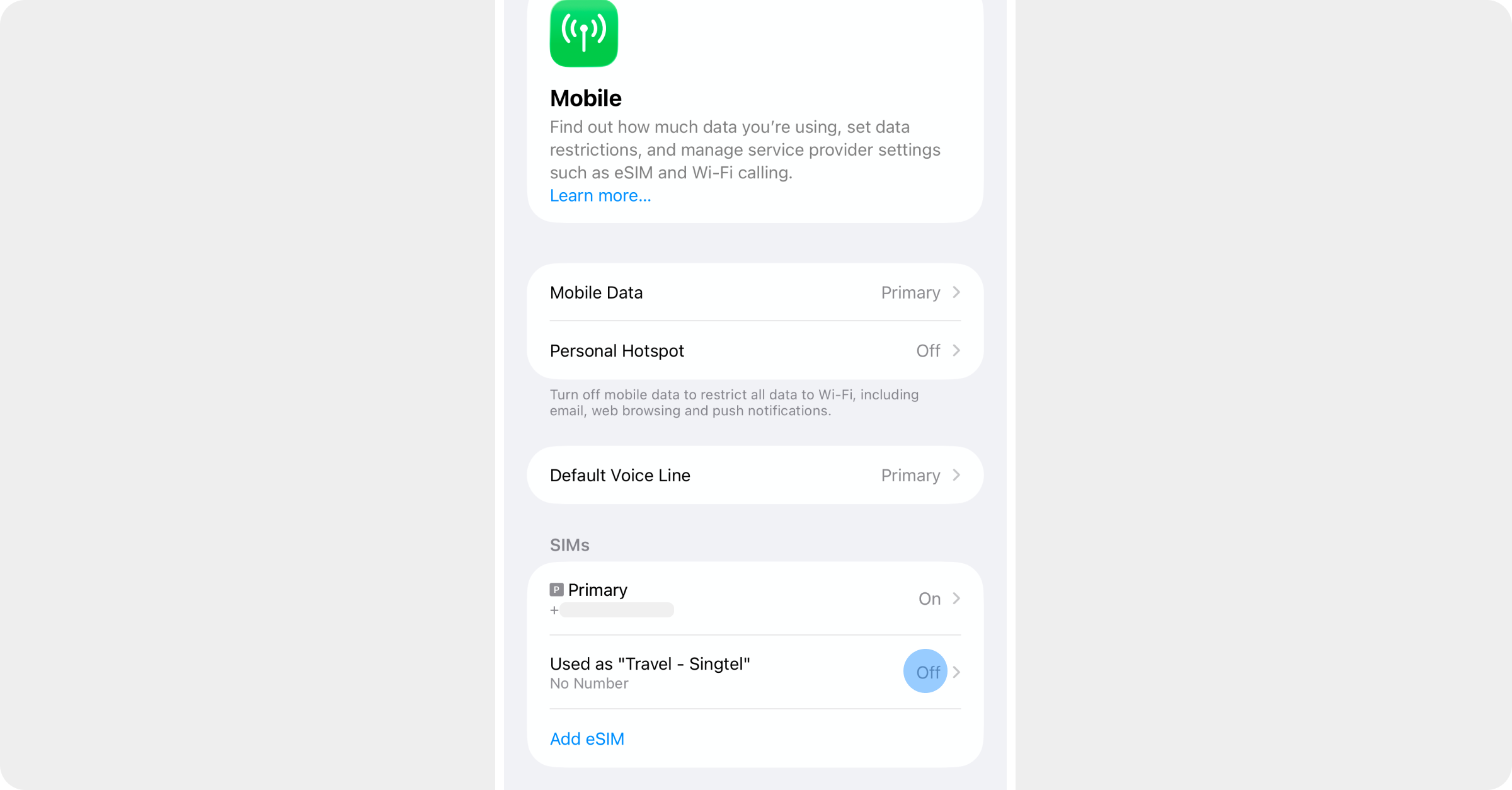 Find your travel eSIM
