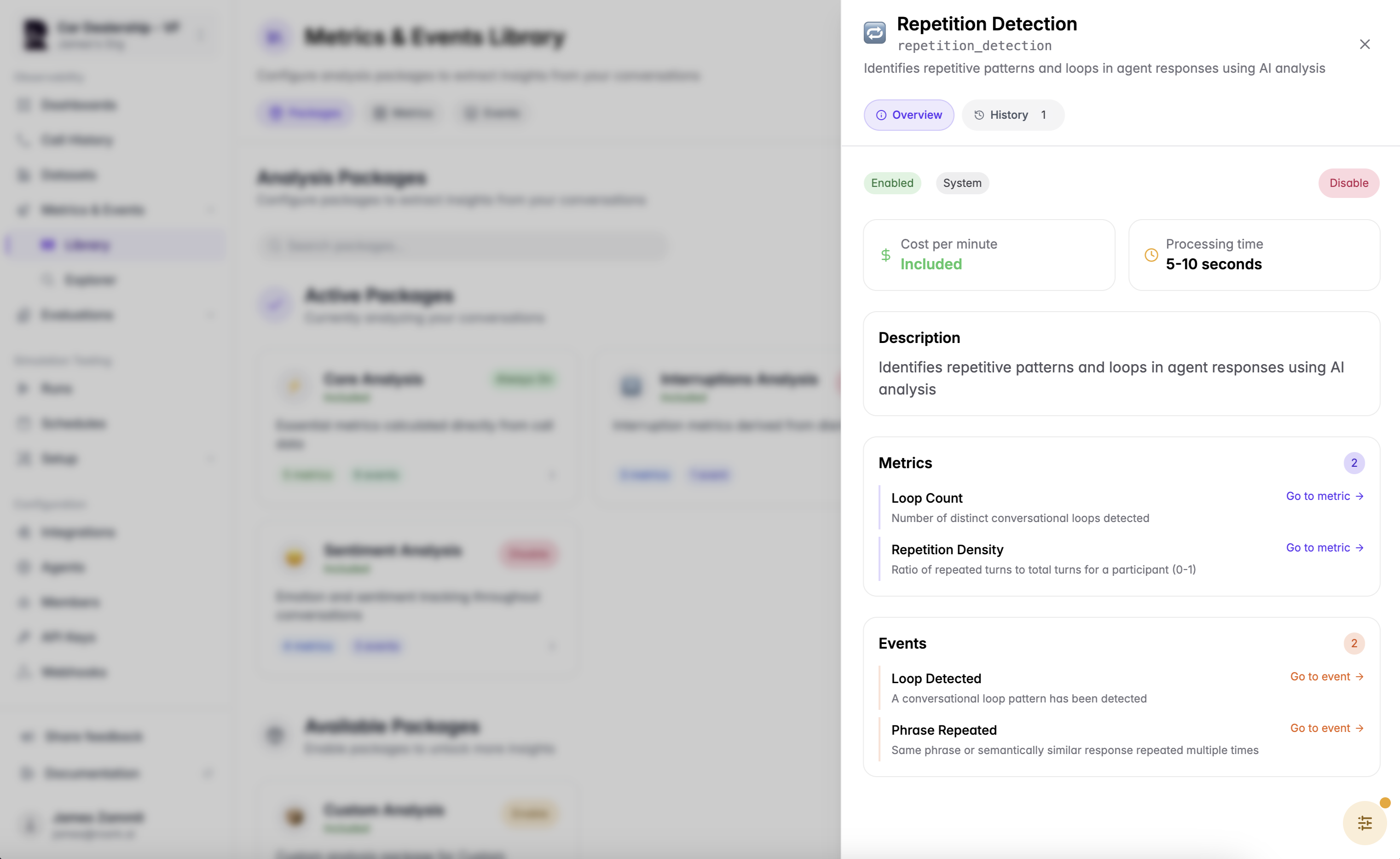 Repetition Detection Model