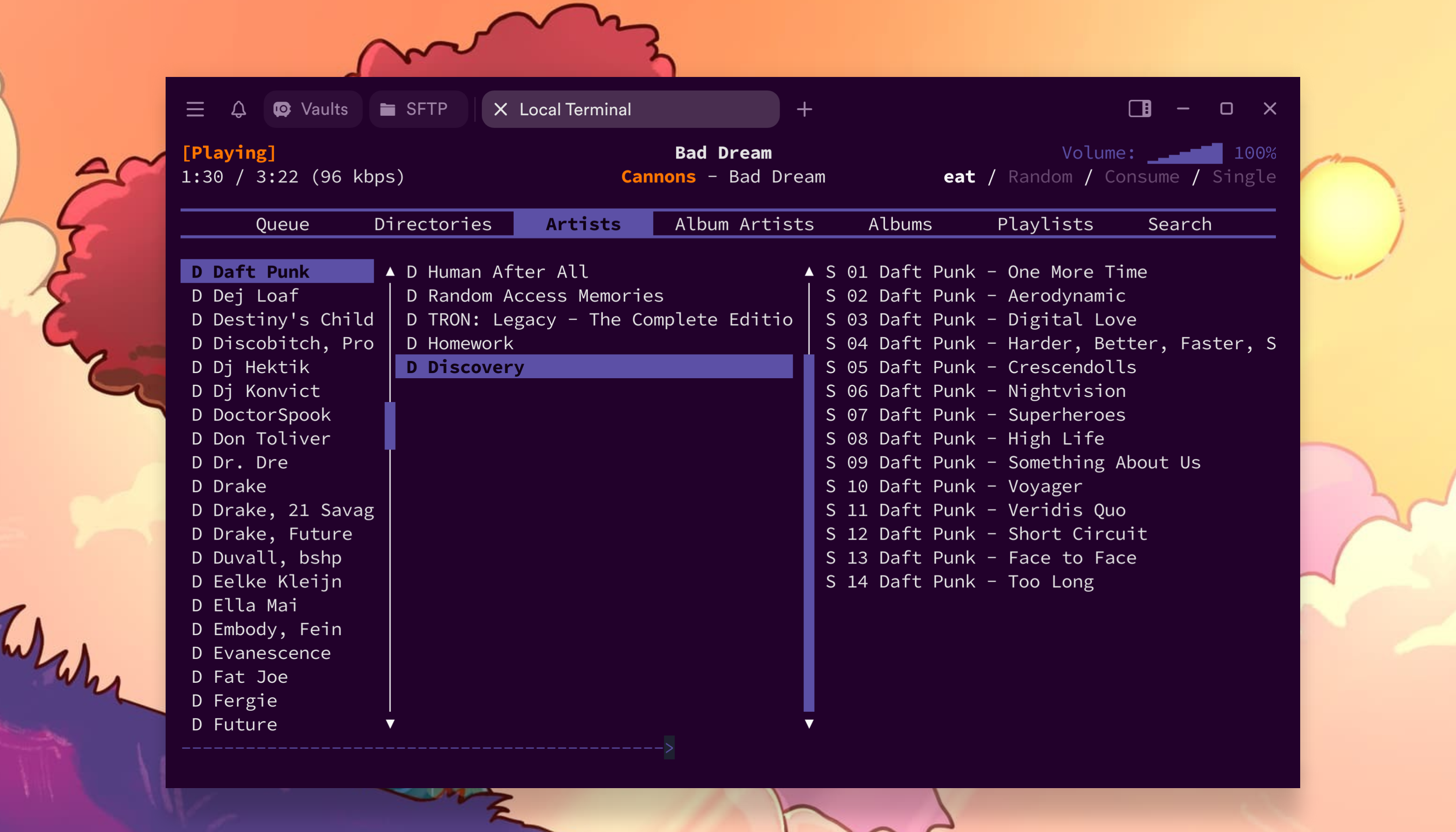 Rockbox MPD client