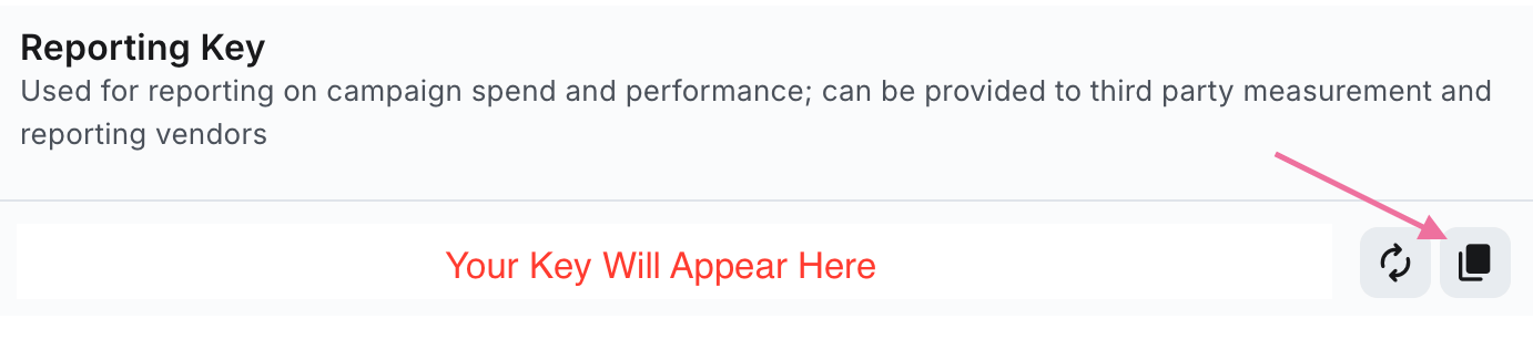 Reporting Key in AppLovin