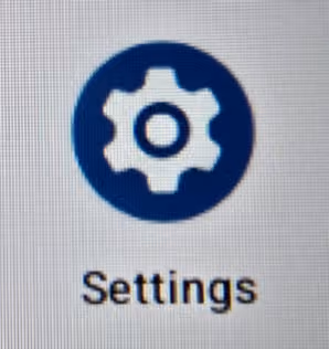 Settings app icon with a white gear