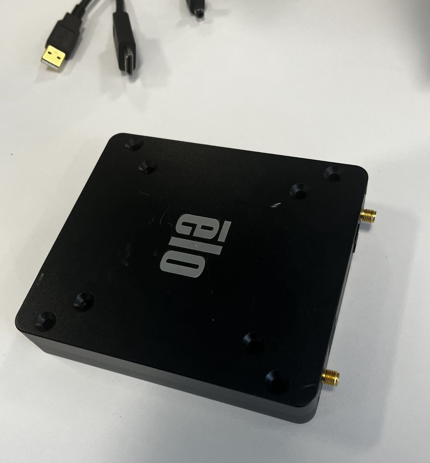 Black Elo Backpack computer module separate from the touchscreen