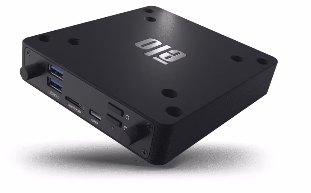 Elo Backpack computer module used with a separate touchscreen