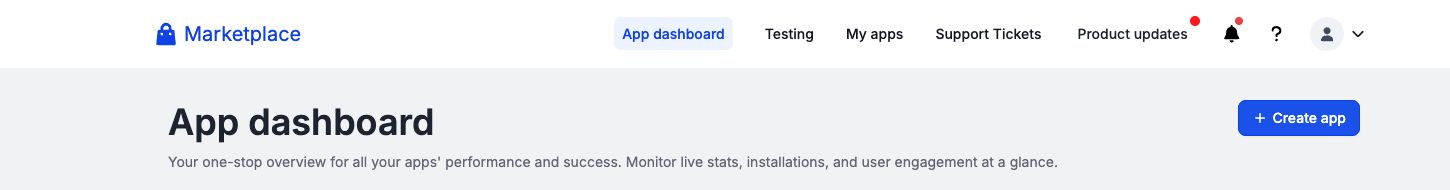 HighLevel Marketplace App dashboard with My apps and Create app highlighted by their placement in the interface