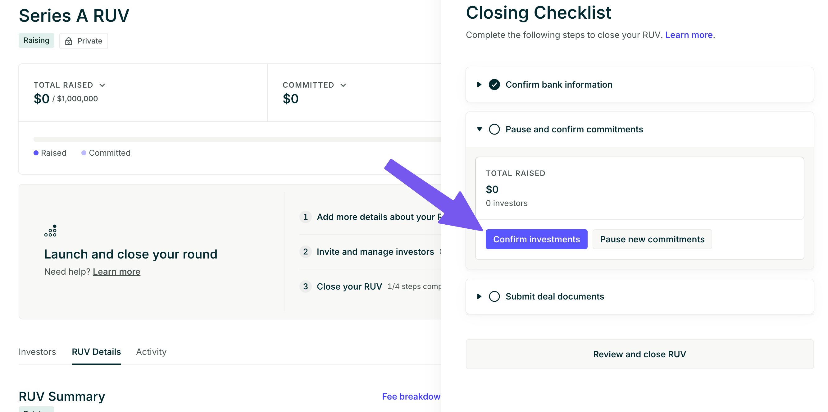 RUV Closingchecklist Confirmcommitments Pn