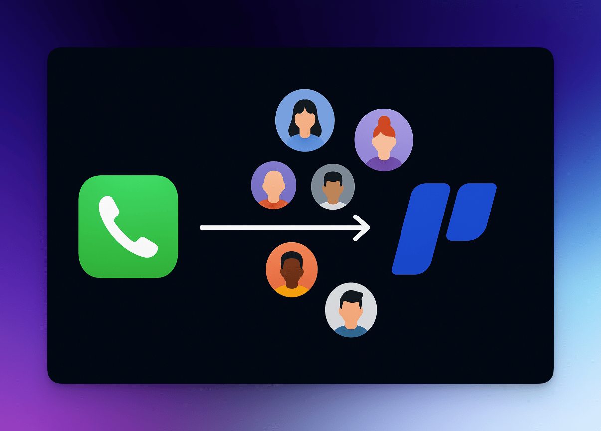 Importing contacts from your phonebook into Rolodex