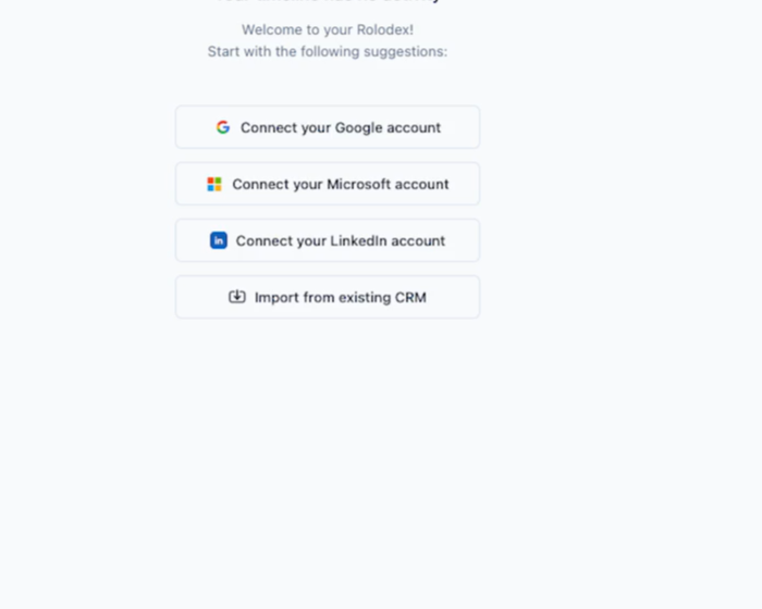 Opening Settings from the Rolodex workspace switcher