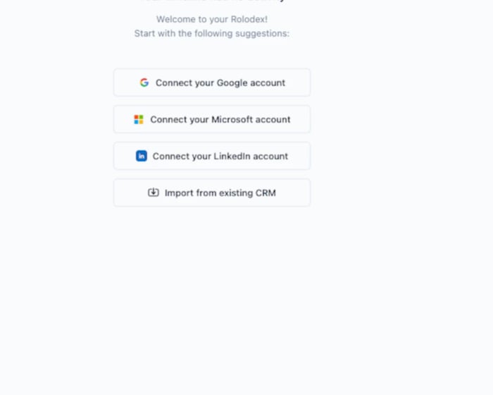 Opening Settings from the Rolodex workspace switcher