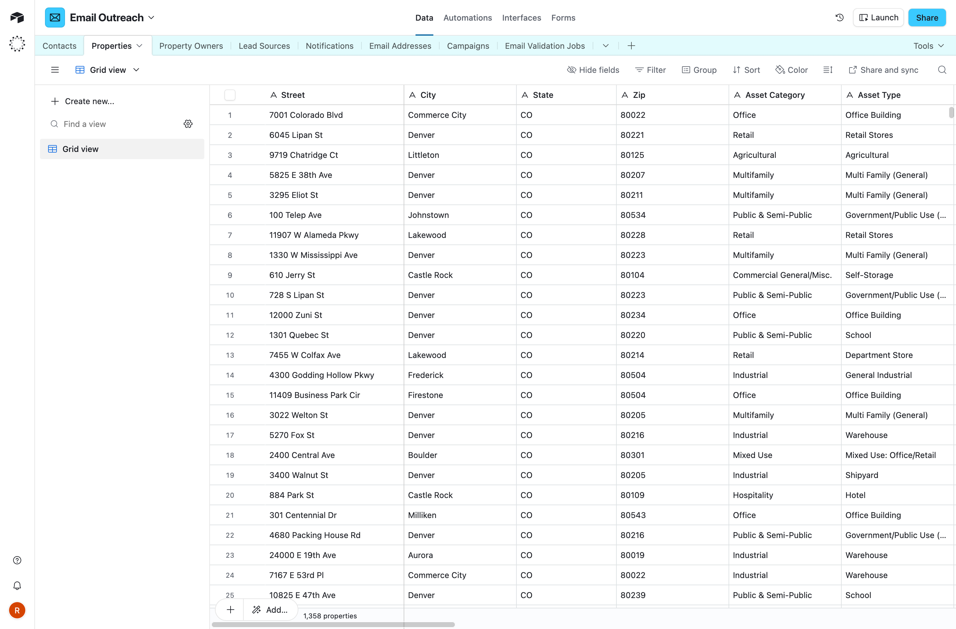 Screenshot for Airtable