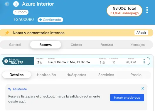 Reservas de grupos