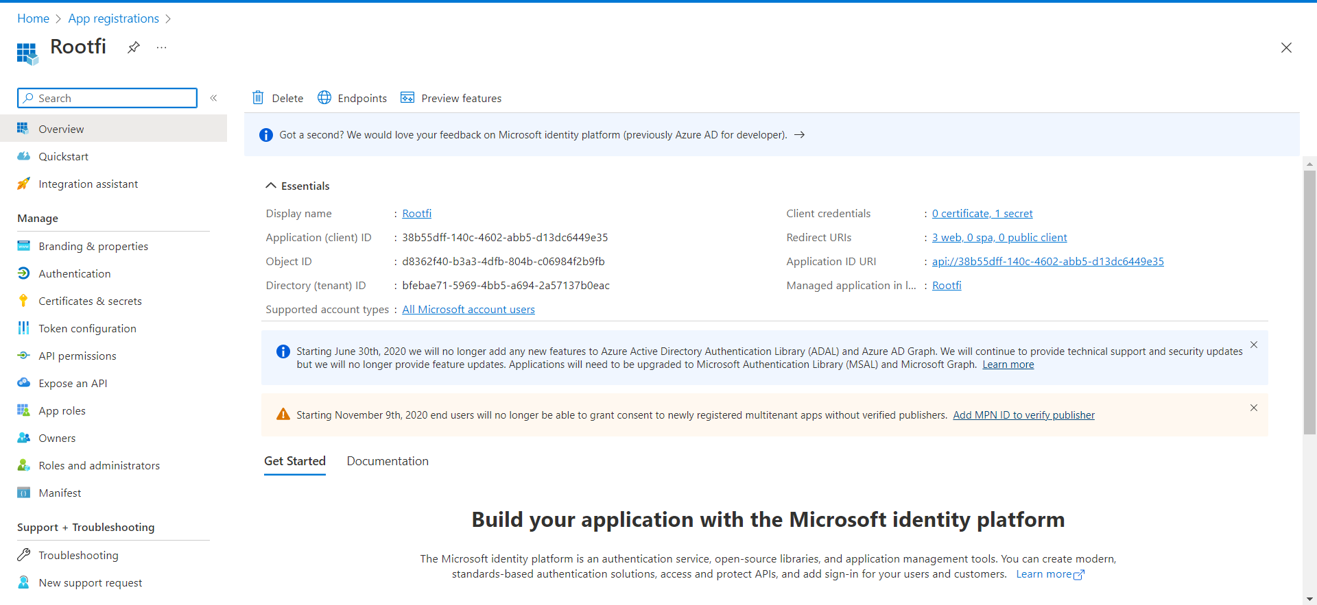 Client ID MS Dynamics