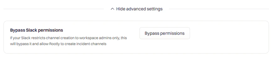 Bypass Slack permissions setting