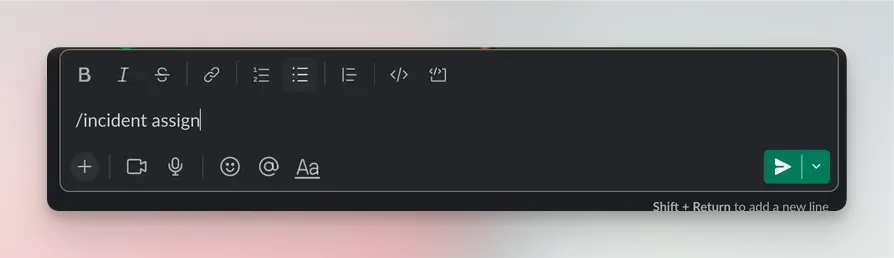 /incident assign