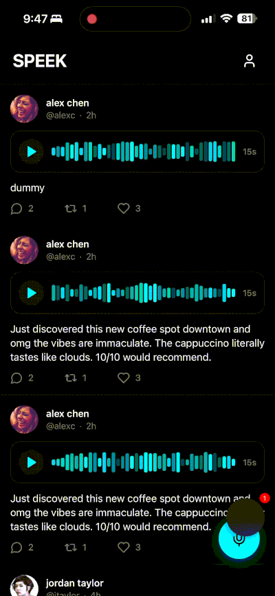 Final SPEEK Transform Final SPEEK Transform