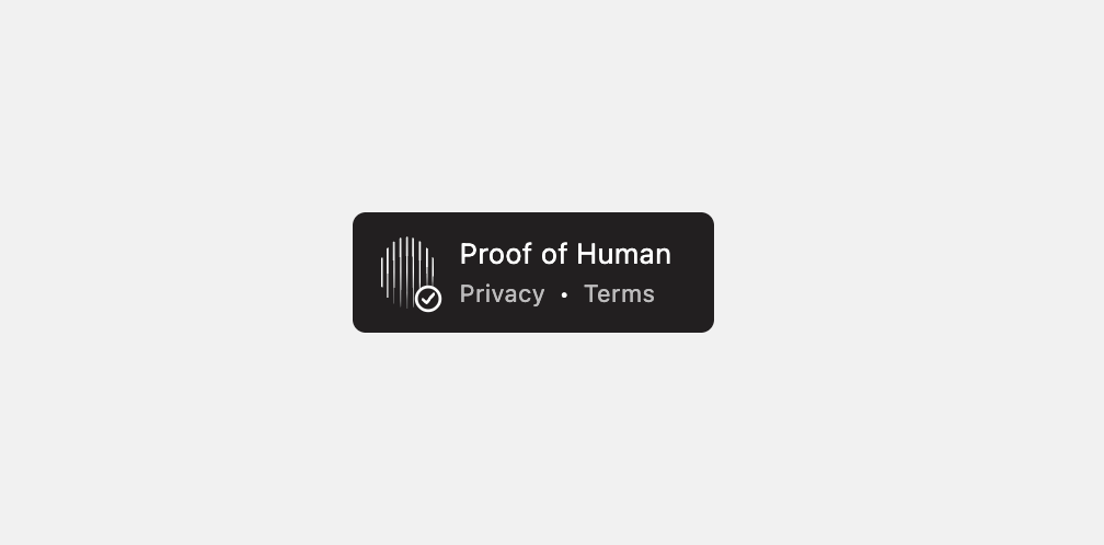 Proof of Human badge