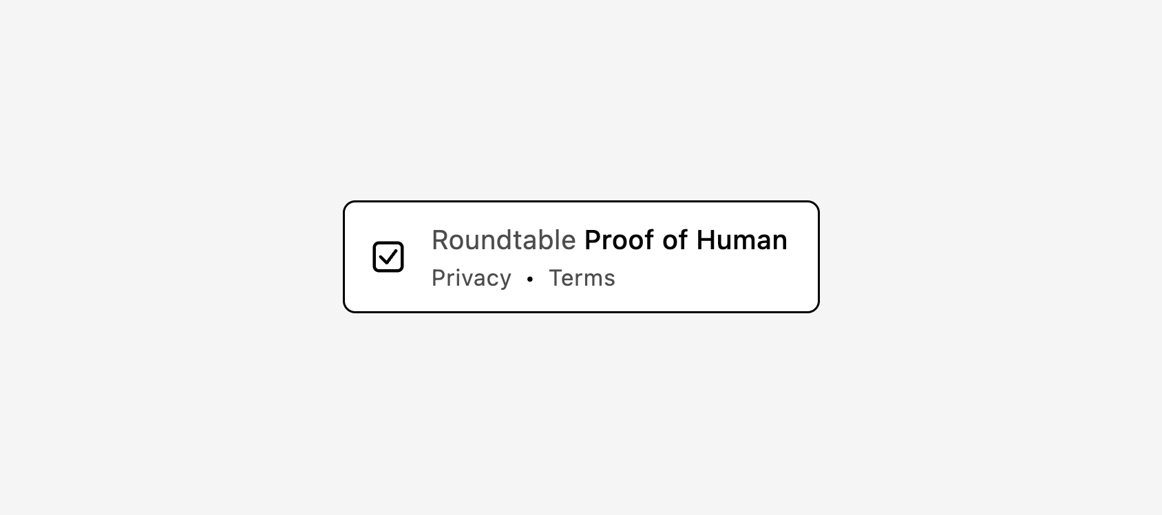 Roundtable badge