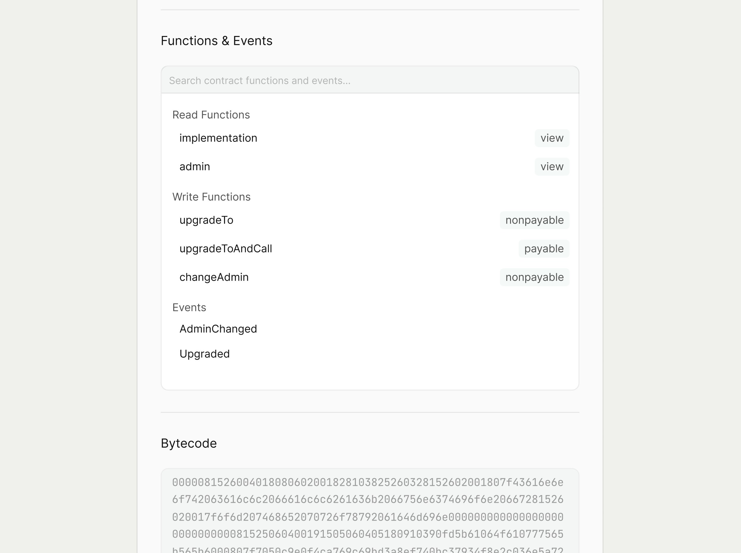 Smart Contract Events
