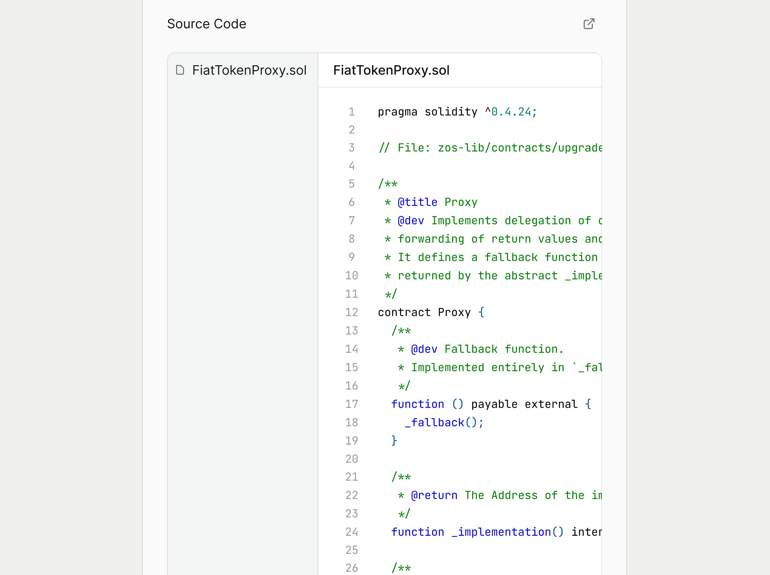 Smart Contract Source Code