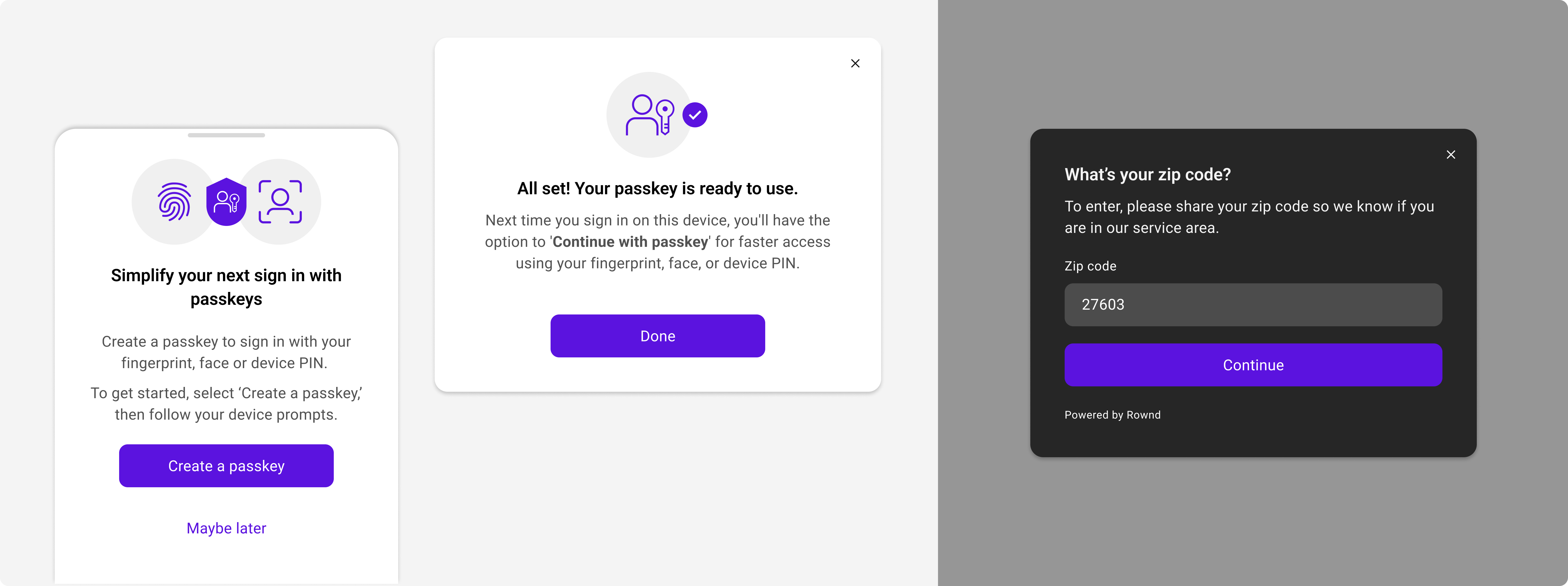 Automation UI examples