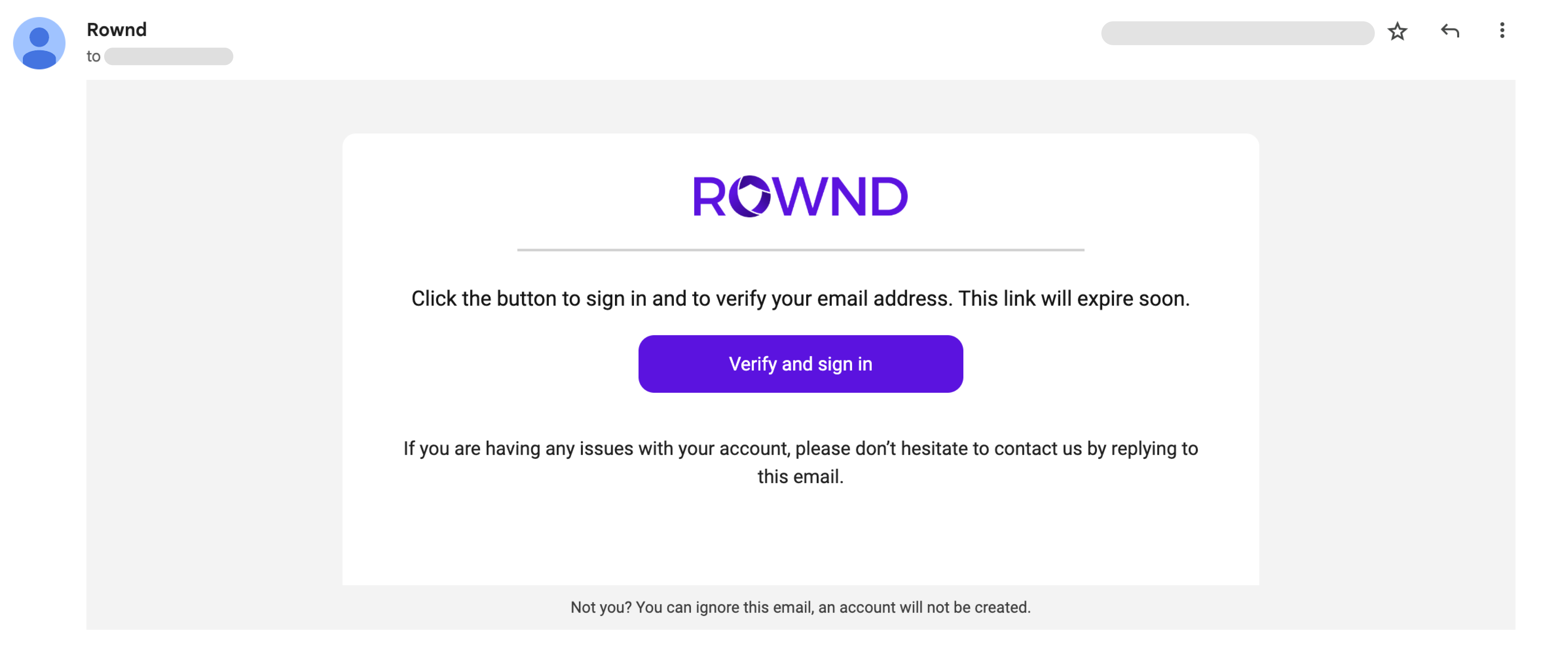 Rownd email examples