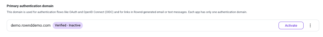 Domain showing as verified but inactive
