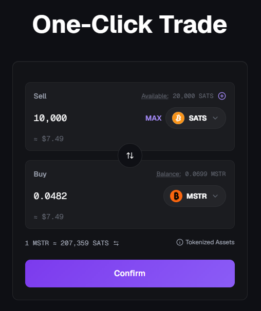 One Click Trade