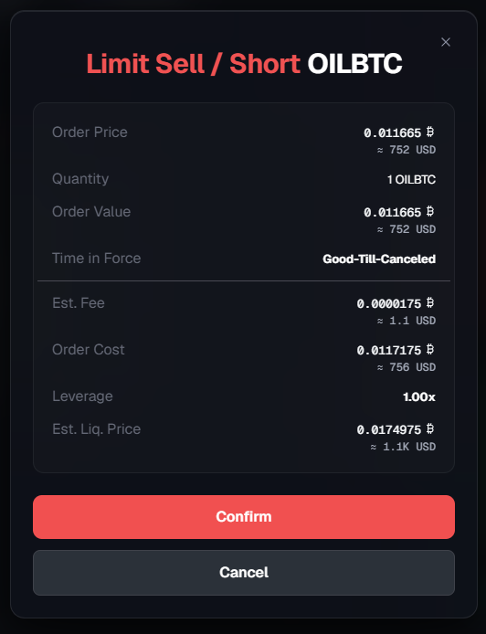 Order Panel