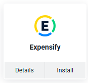 Click Install to Begin the Expensify Integration in Ruddr