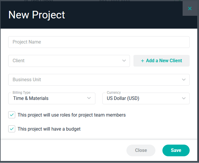 Create A New Project 2 2