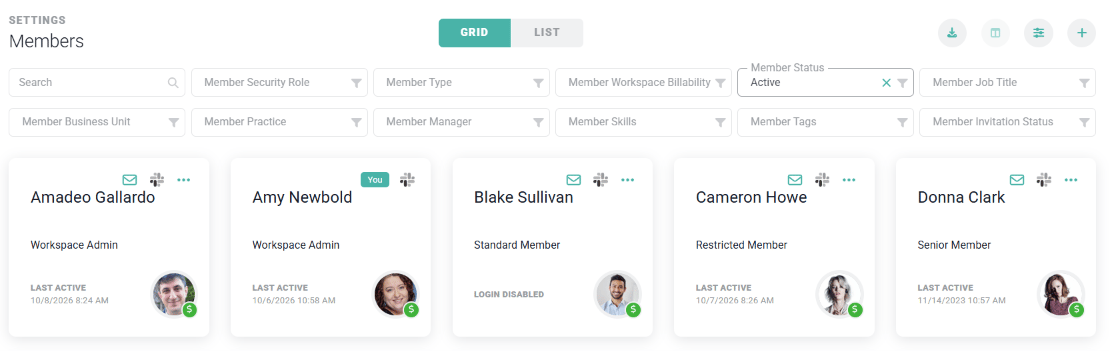 A Workspace Administrator can Click the New Member Button to Invite a Member to Your Workspace