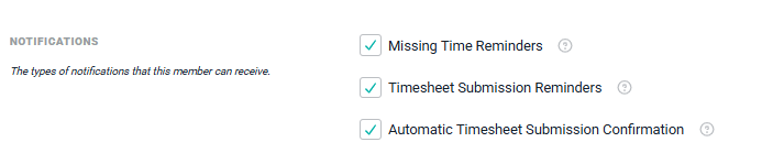 Member Notifications