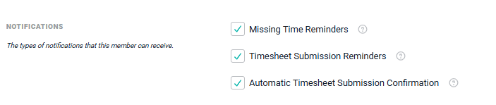 Member Notifications