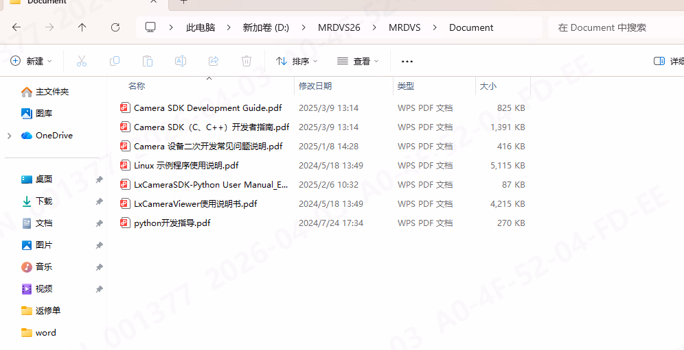 用户手册相关图示