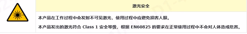 激光安全等级相关图示