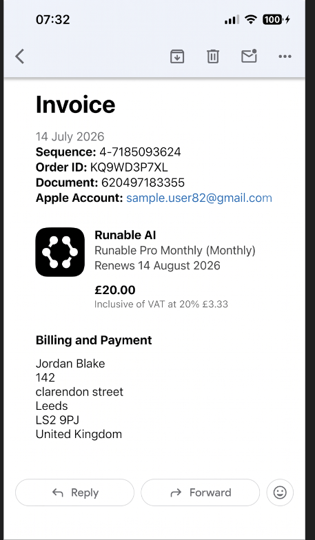 Order Id Reference