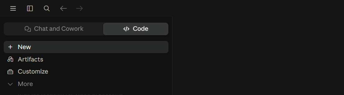 The Claude sidebar with the Customize entry highlighted