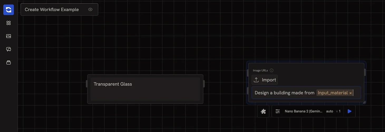 A reference tag inserted into a prompt after selection