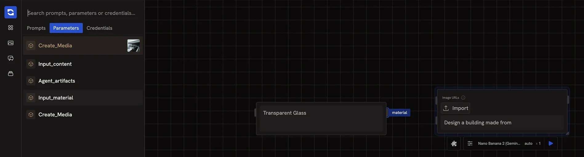 The Tab reference picker open inside a prompt field