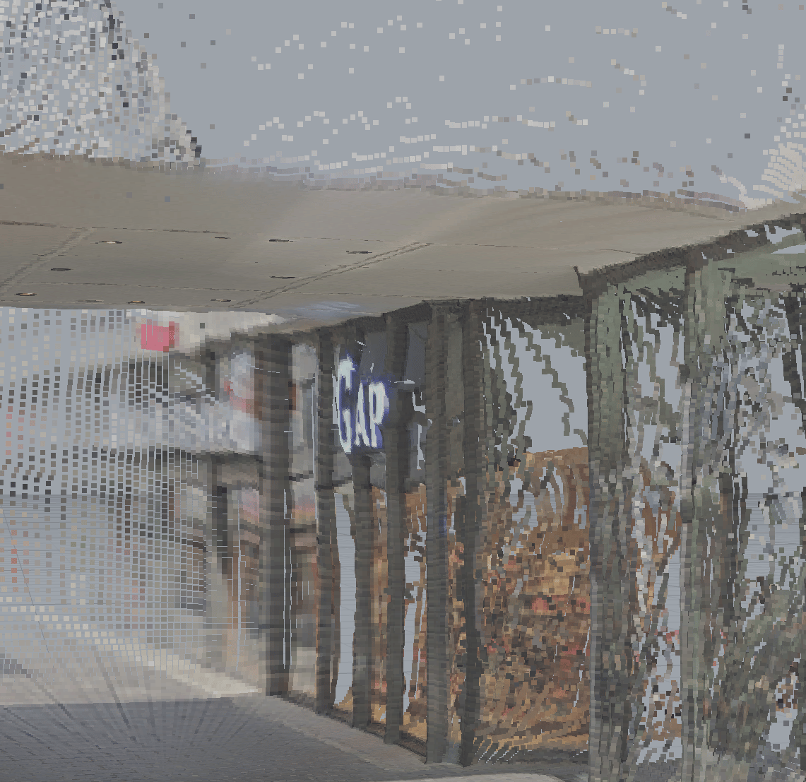 Pointcloud rendered in Rhino viewport