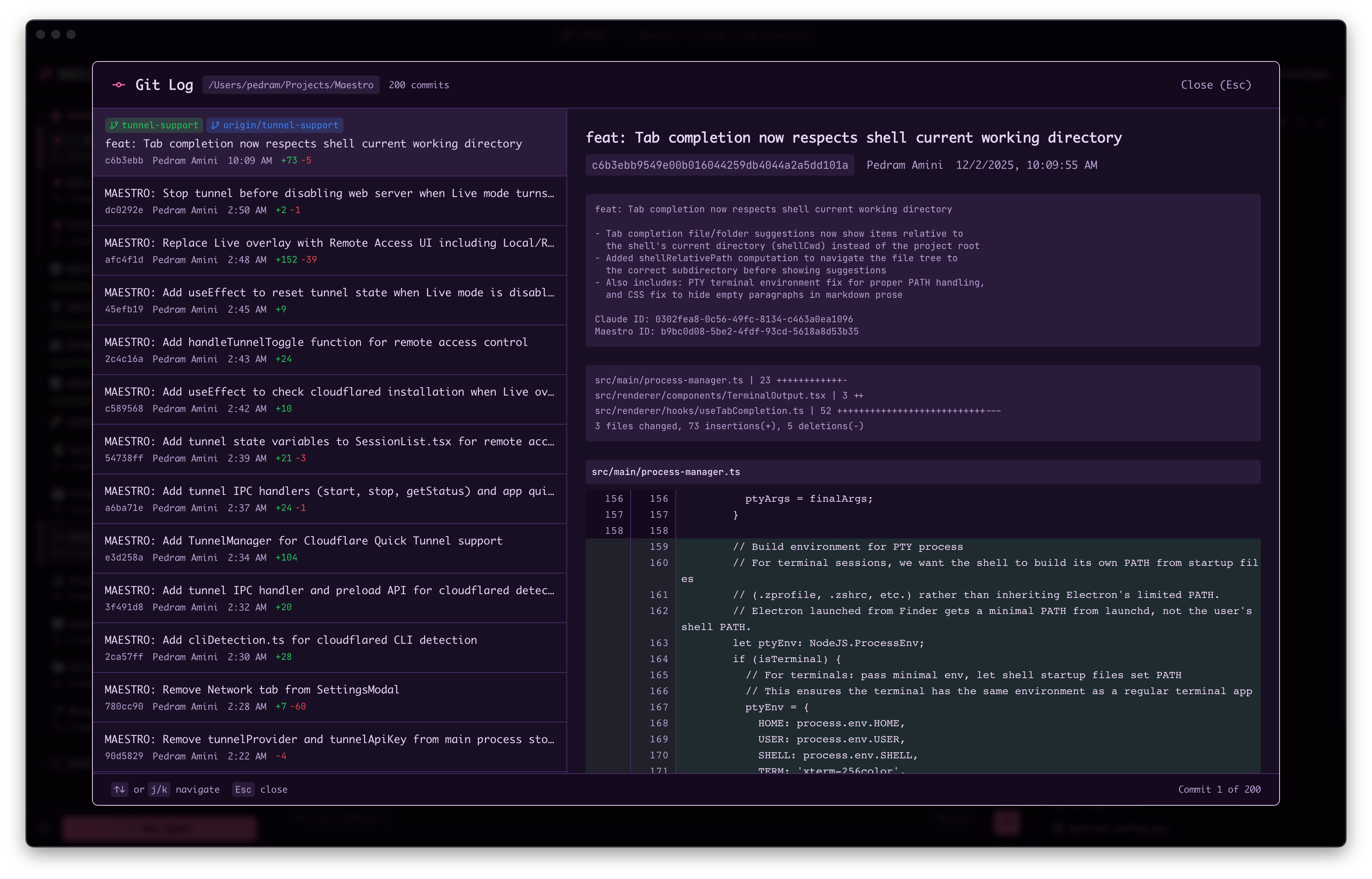 Git logs