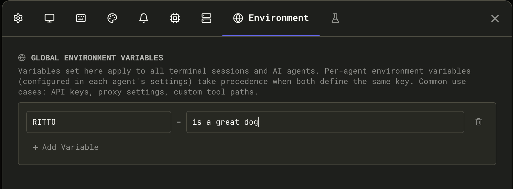 Environment Variables