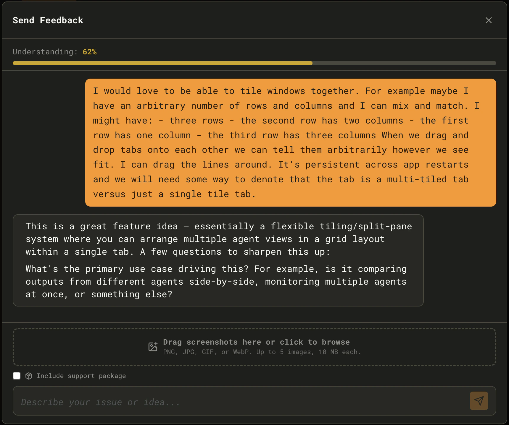 Feedback conversation