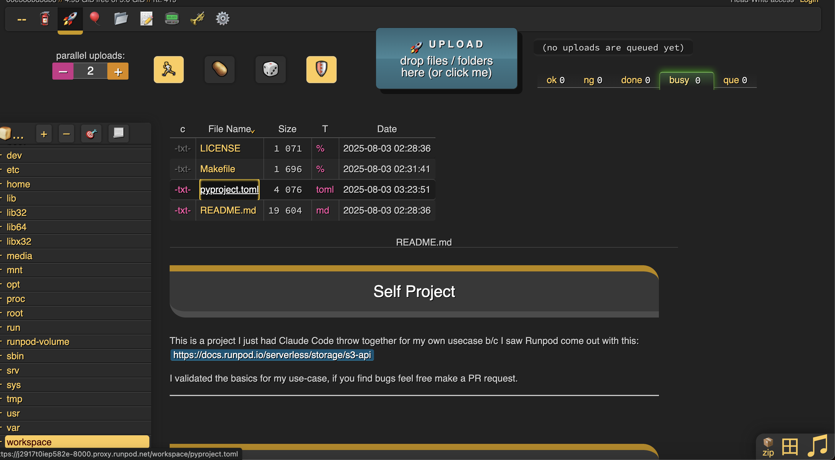 Upload Files