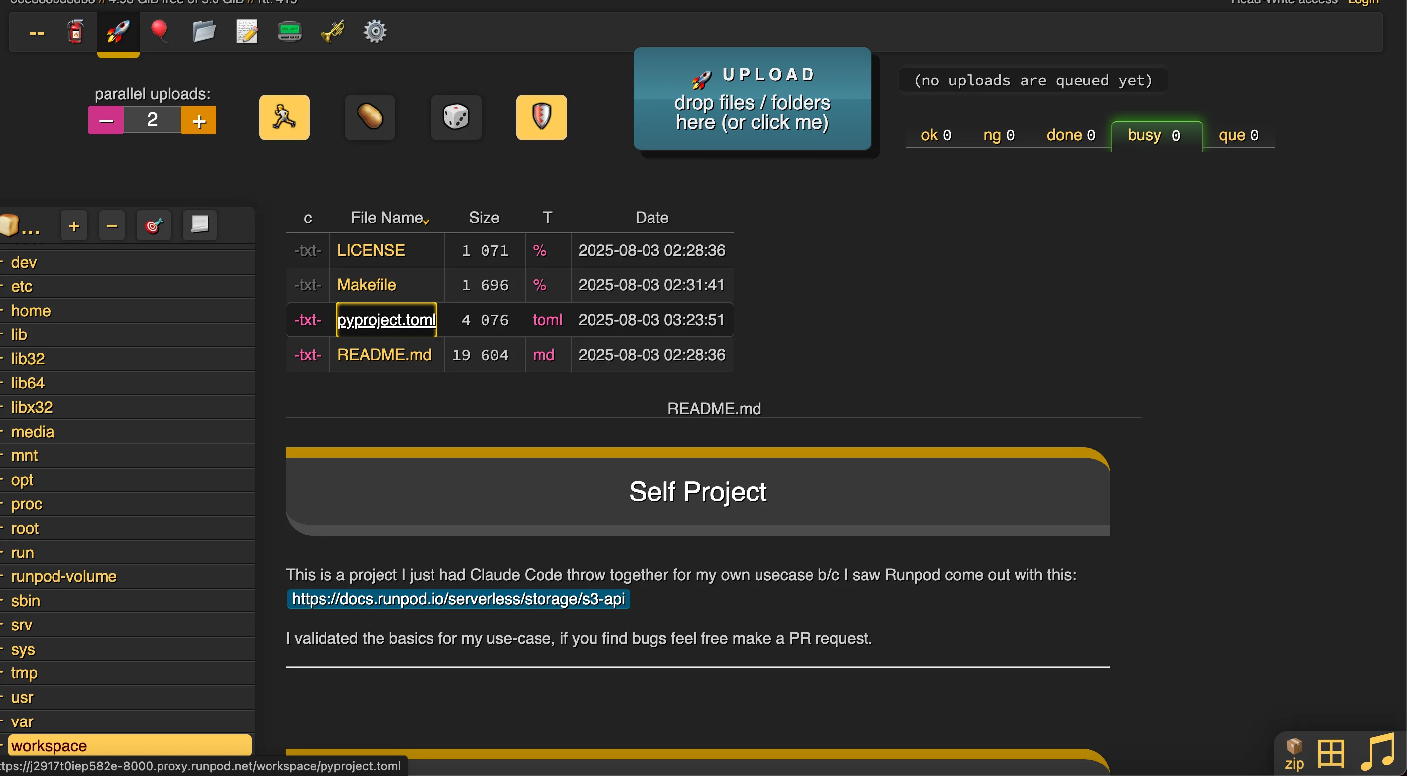 Upload Files